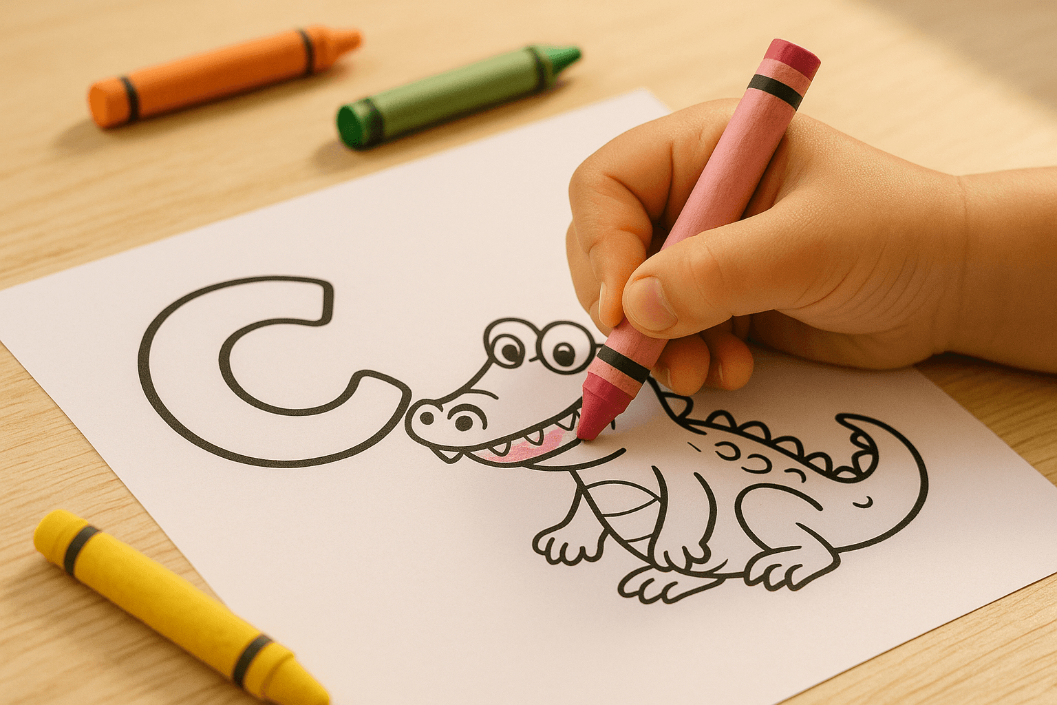 Letter ‘C’ Coloring Pages for Kids