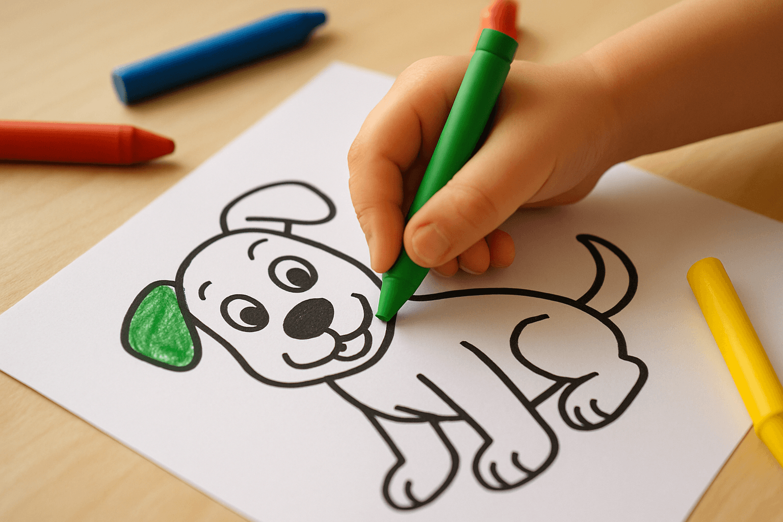 Dogs Coloring Pages for Kids – Colorful Canine Capers