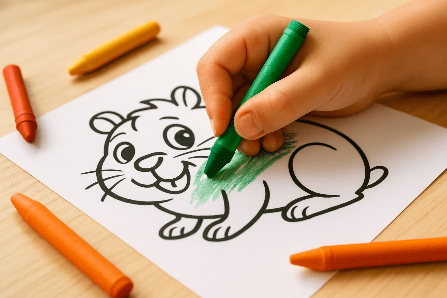 Guinea Pigs Coloring In Pages