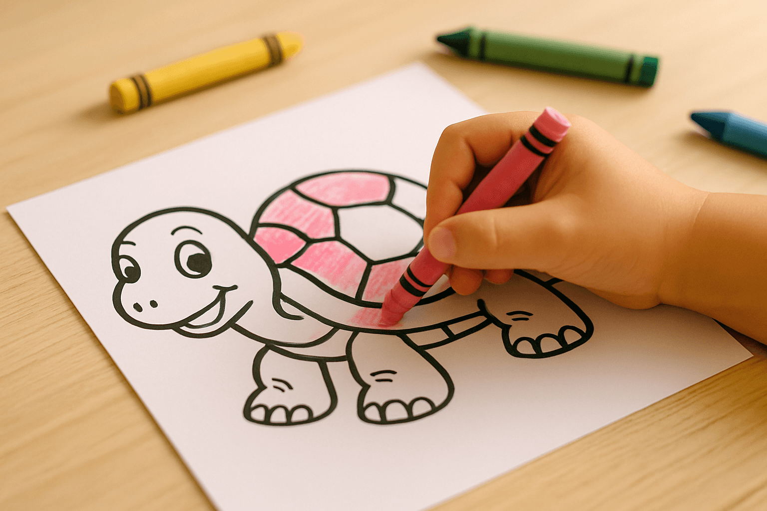 Tortoise Coloring Pages for Kids