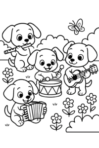 Famous dog band The Doggles