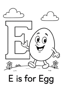 E is for Egg