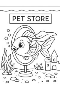 A goldfish wearing a tiny superhero cape