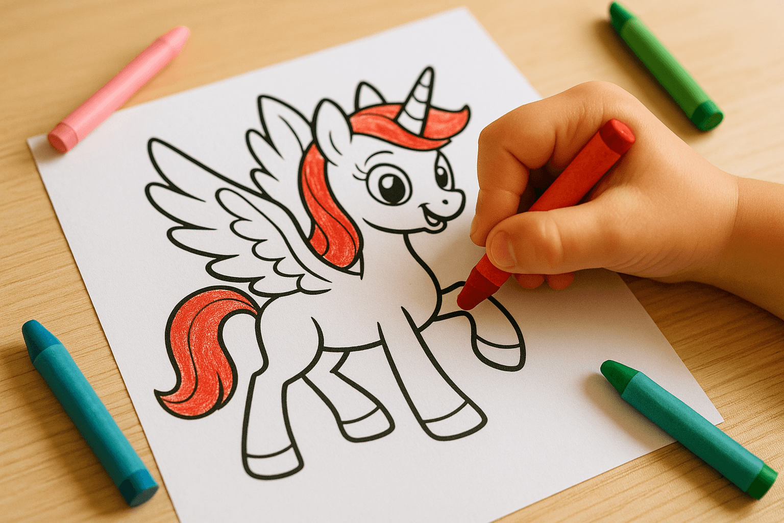 Magical Alicorn Coloring Pages Bundle