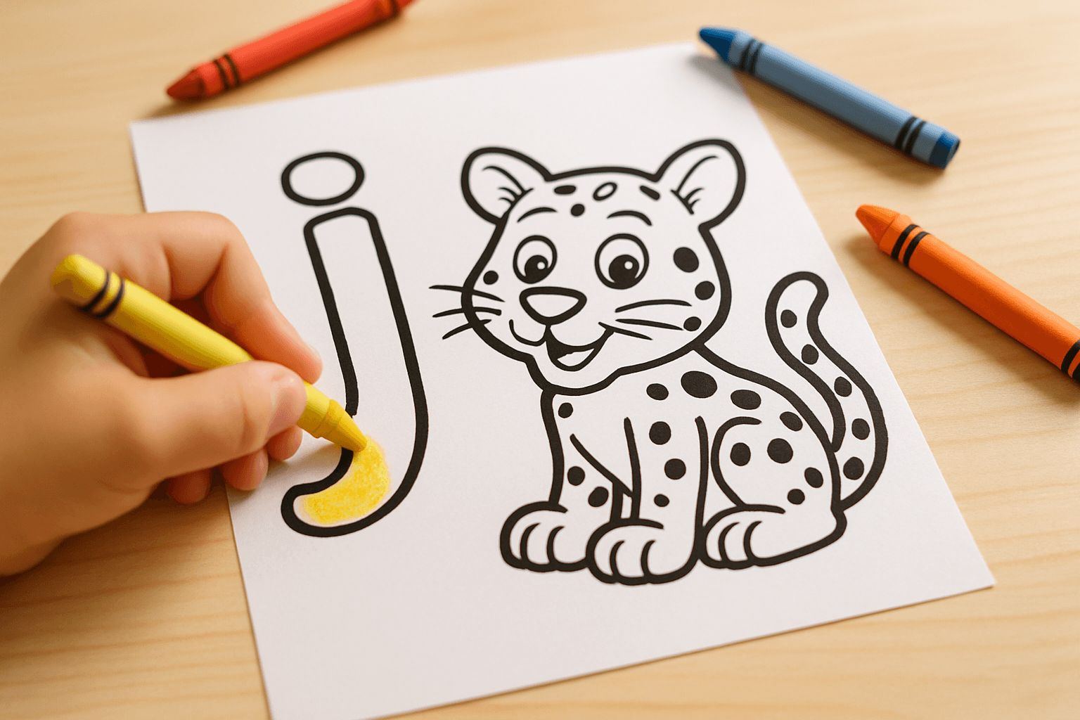 Letter ‘J’ Coloring Pages Bundle!