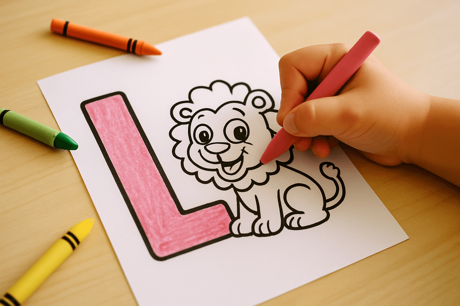 Letter L Coloring Pages – Alphabet Learning