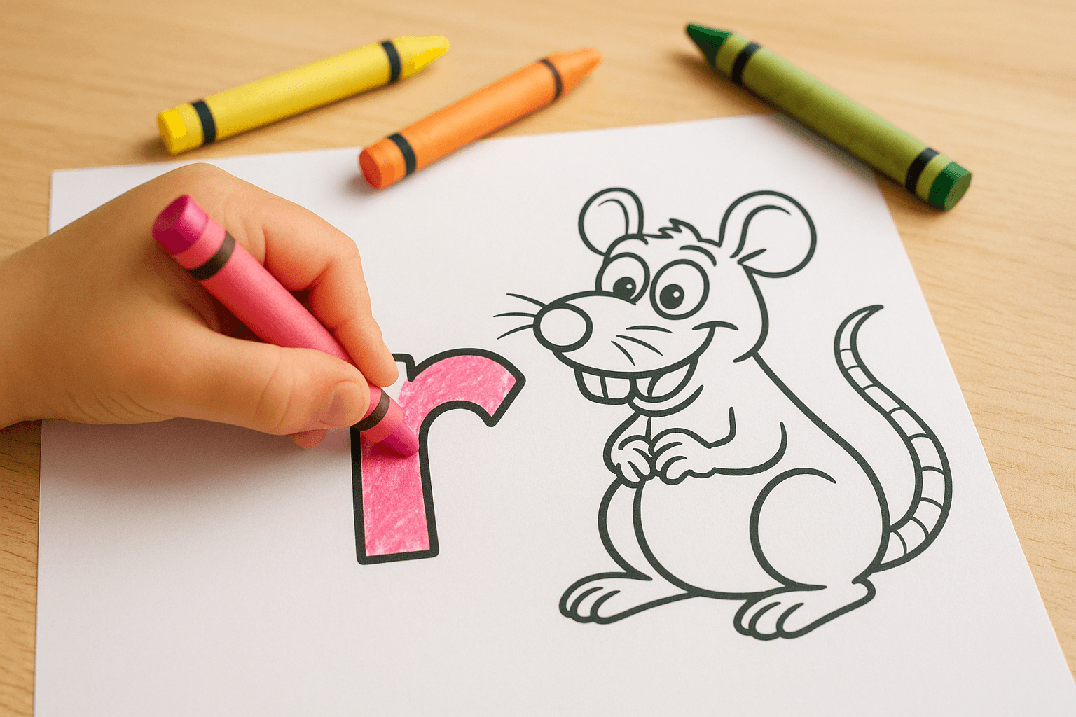 Letter ‘R’ Coloring Pages Downloadable Bundle