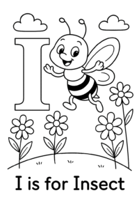 A playful insect flying among the flowers