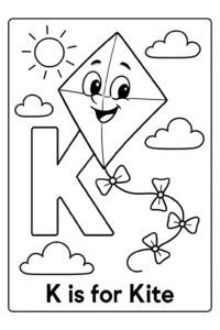 A vibrant kite soaring high in the sunny sky.