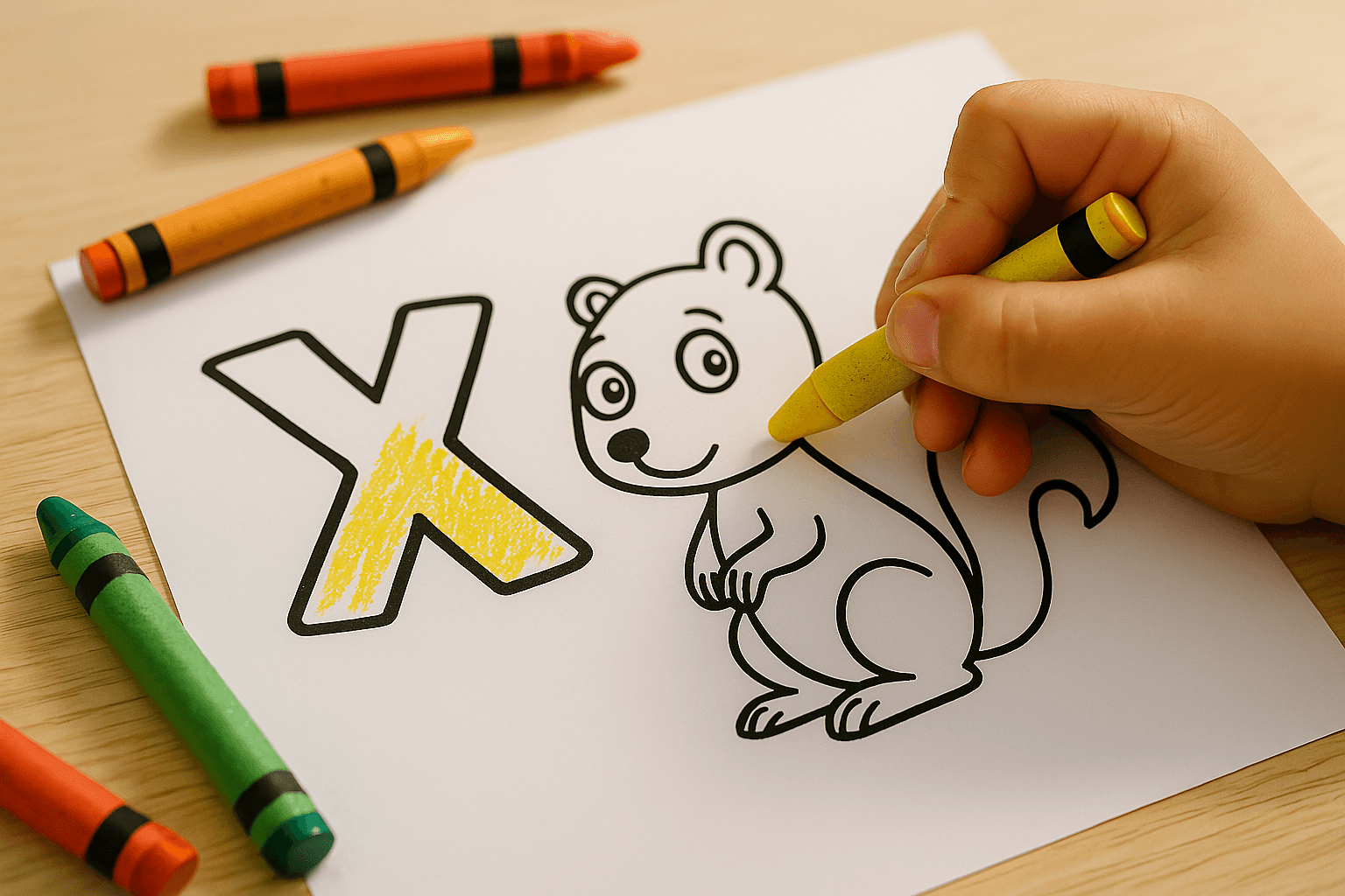 Letter X Coloring Pages Download Bundle