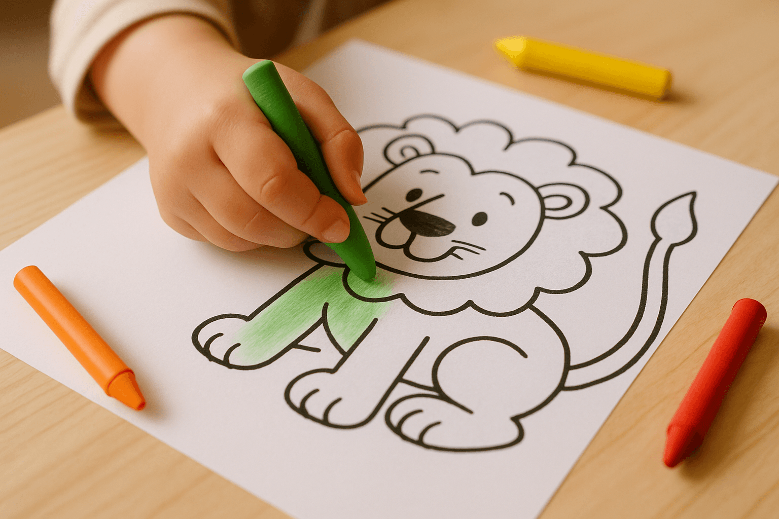 Lion Coloring Pages: Downloadable Bundle