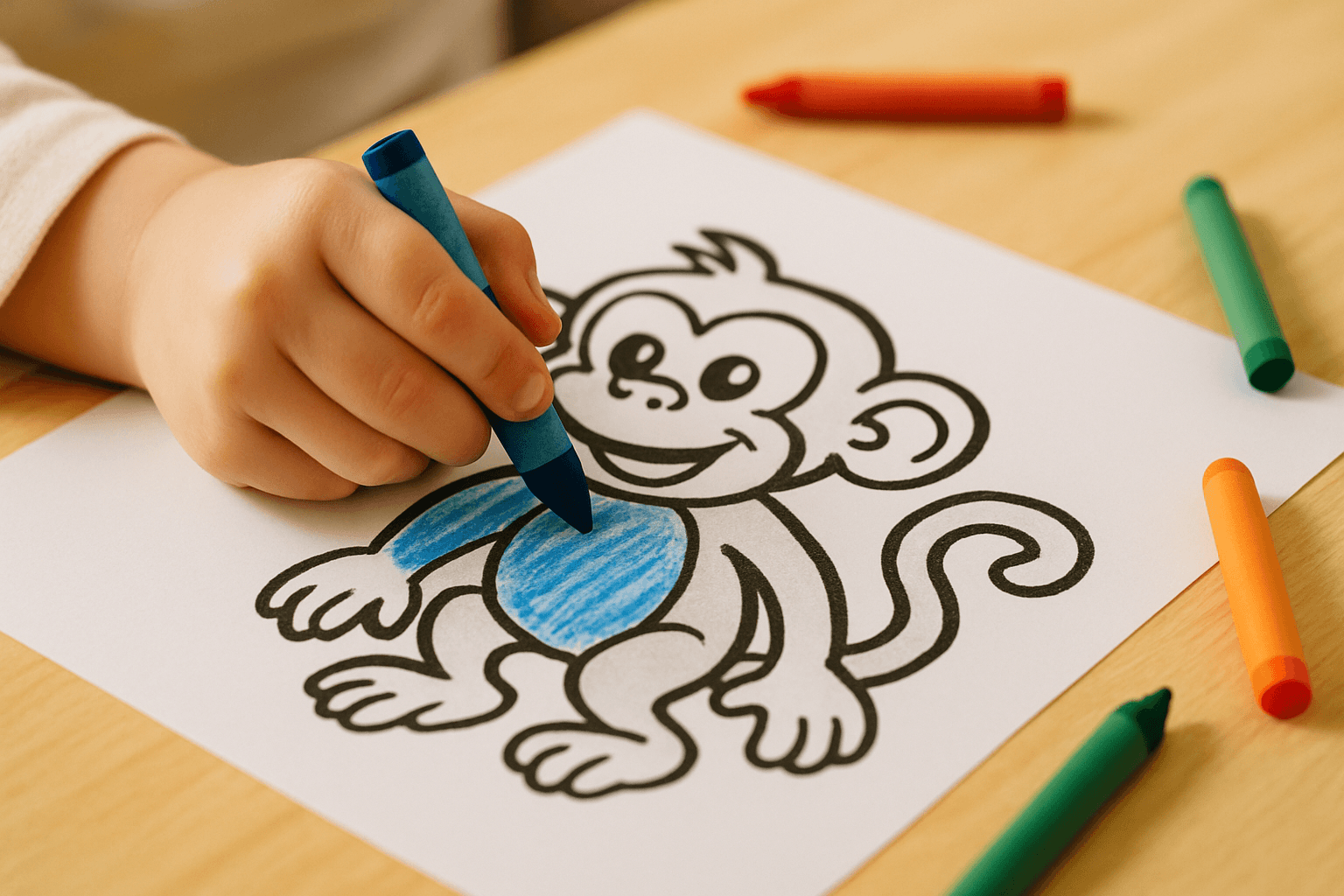 Monkey Coloring Pages: Swing Into Fun and Learning With Monkeys!