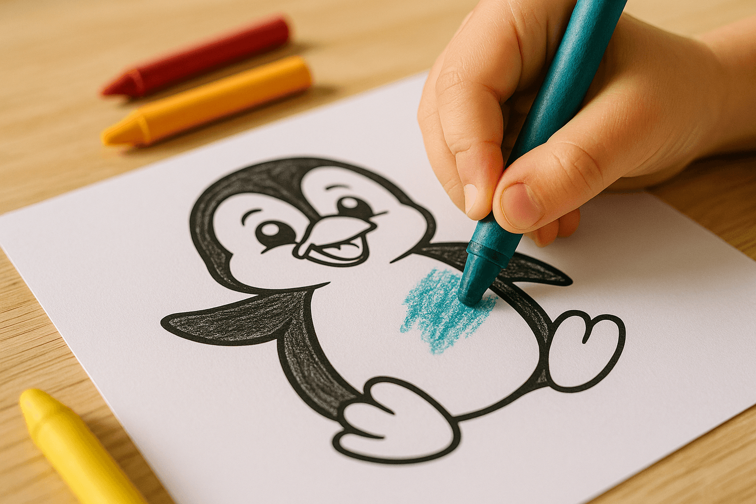 Penguin Coloring Sheets: Free Downloadable Printable Pages