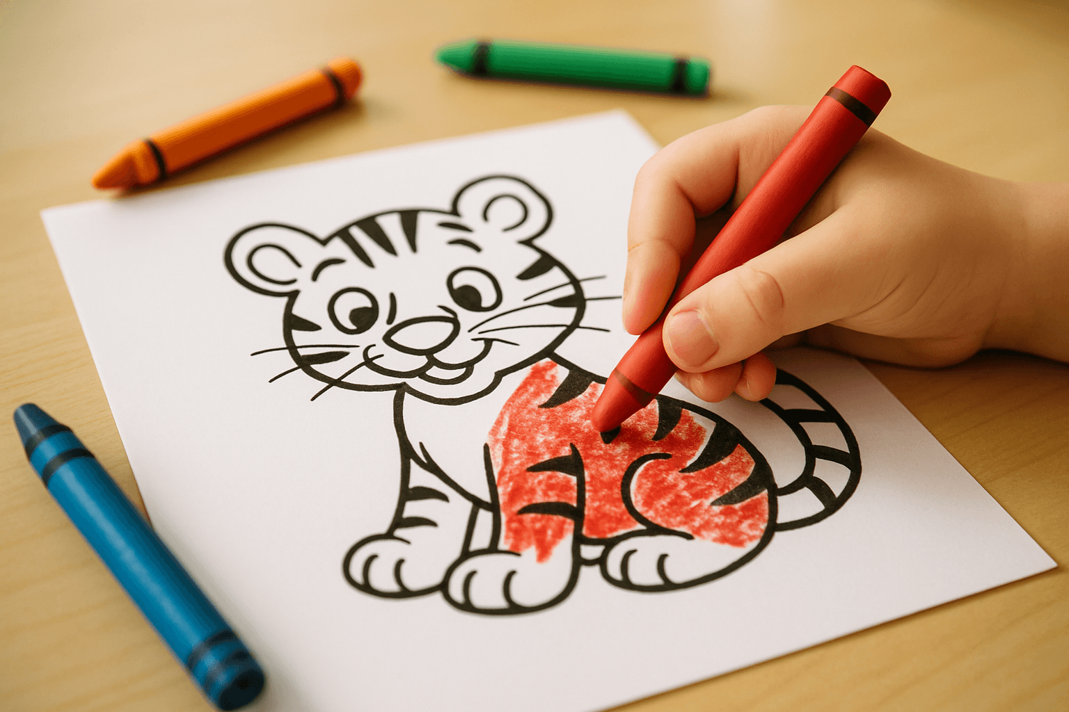 Roar with Creativity! Tiger Coloring Pages for Kids