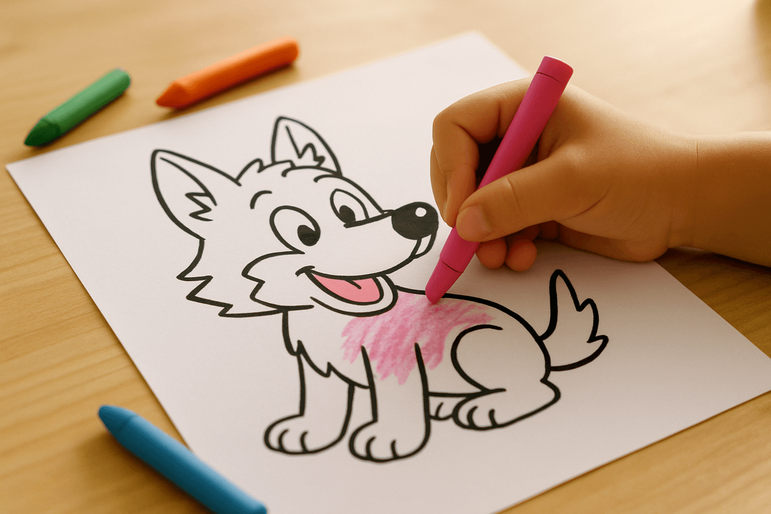 Wolf Coloring Pages for Kids to Explore and Enjoy