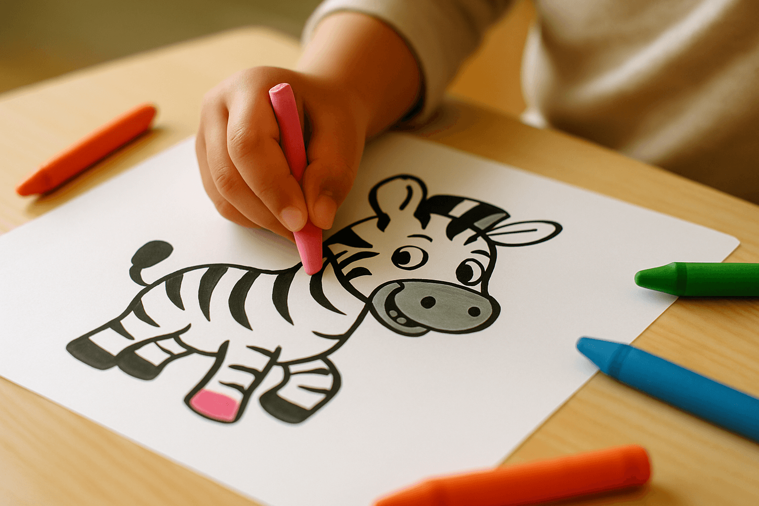 Zebra Coloring Pages: Striped Safari Fun for Kids