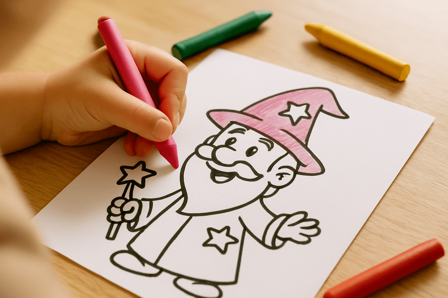 Wizard Coloring Pages for Halloween!