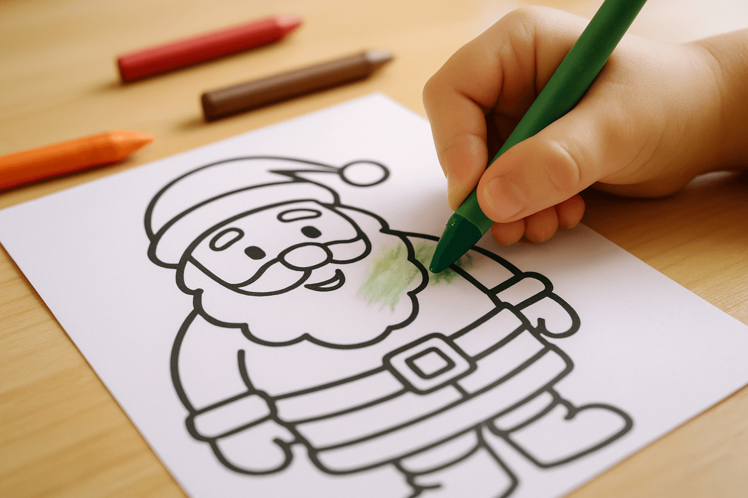 Magical Christmas Eve Coloring Pages
