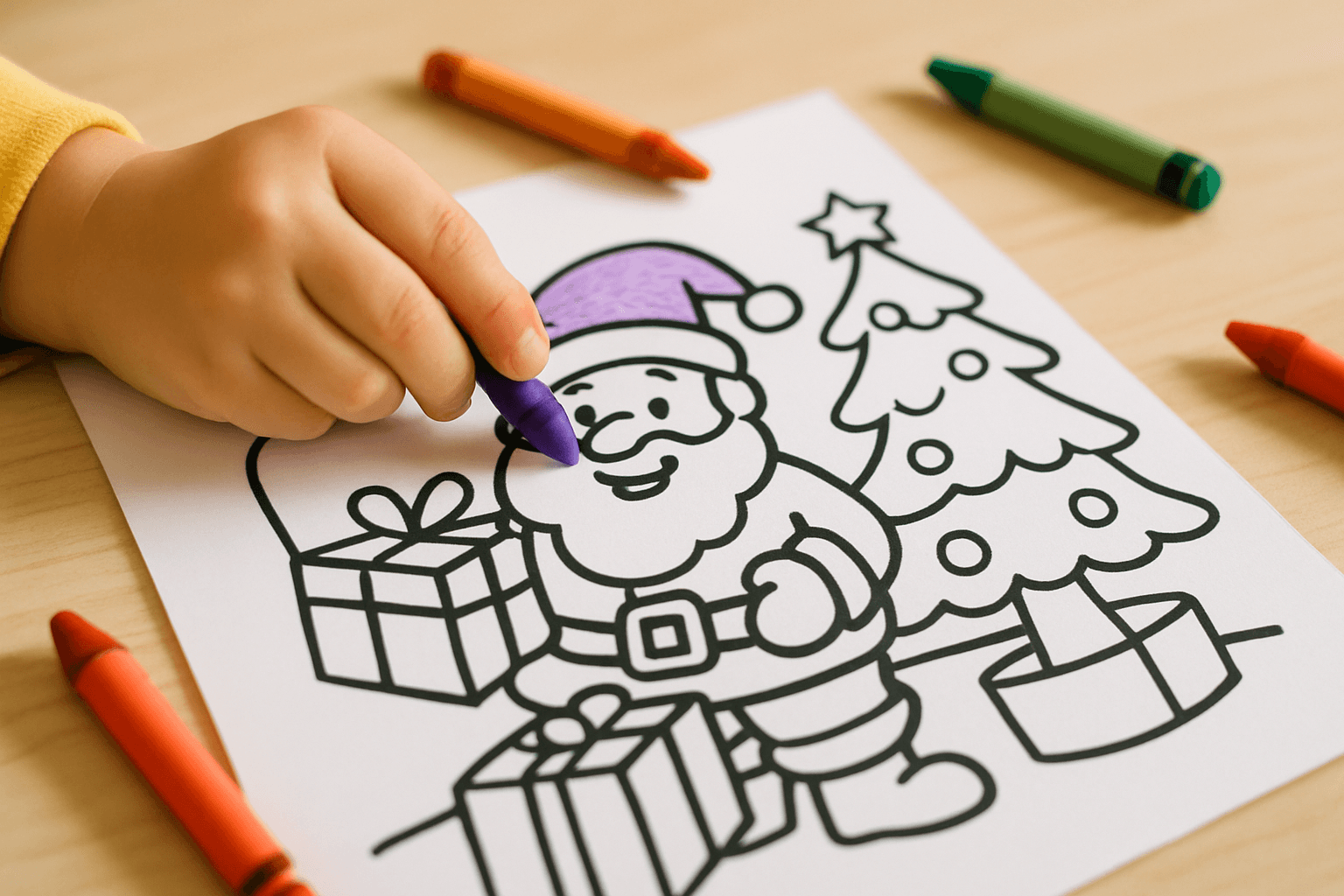 Christmas Morning Coloring Pages: Festive Fun for Kids!